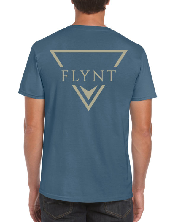 Flynt logo tee indigo blue