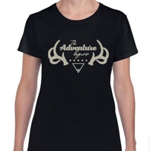 Adventure Begins Tee Black