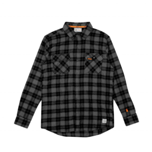 GO Casual Check Shirt Grey